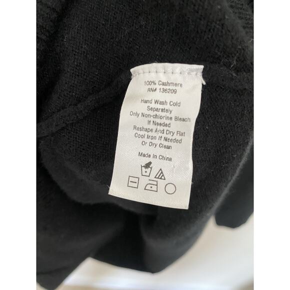 HATCH Maternity Nadine 100% Cashmere Black Boatneck Dolman Sweater O/S $378 - Picture 9 of 11